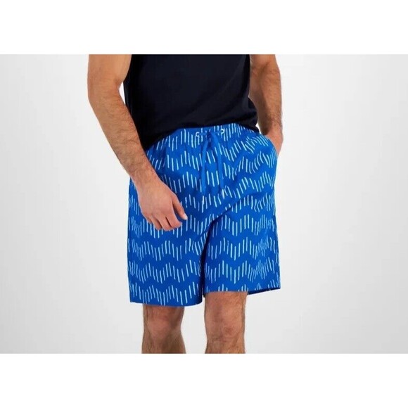 ARMANI EXCHANGE A | X Men's Zig-Zag Print Drawstring Shorts Sz: 38 NWT - Picture 1 of 6